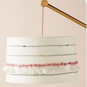 Anthropologie Tabitha Tasseled Lampshade